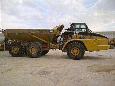 Camiones De Carga Caterpillar 735