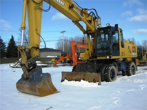 Excavadora Sobre Ruedas Deere 210C