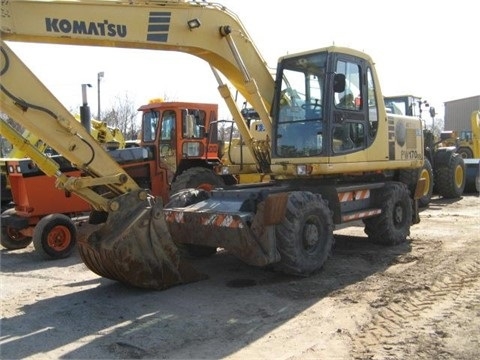 Wheeled Excavators Komatsu PW170