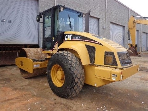 Compactadora Vibratoria Caterpillar CS-563E de segunda mano a la  Ref.: 1417722559625271 No. 3