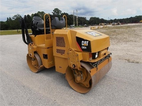 Vibratory Compactor Double Drum Caterpillar CB24