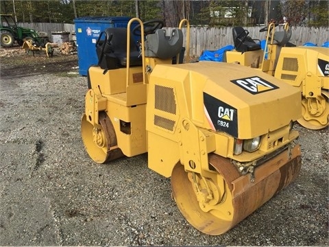 Vibratory Compactor Double Drum Caterpillar CB24