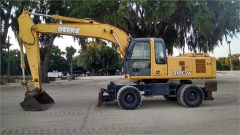 Excavadora Sobre Ruedas Deere 210C