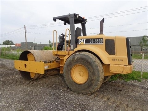 Compactadora Vibratoria Caterpillar CS-563D en venta, usada Ref.: 1437592058941843 No. 3