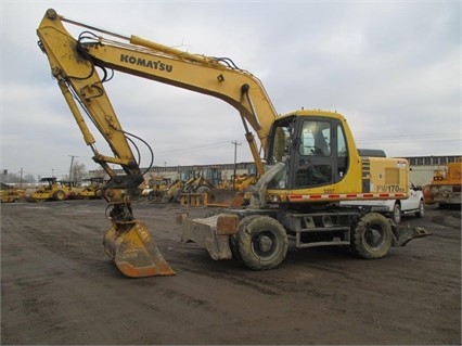 Excavadora Sobre Ruedas Komatsu PW170