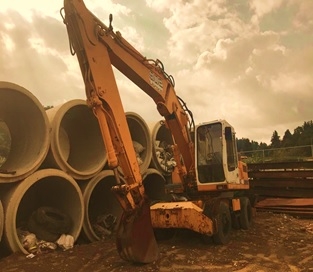 Excavadora Sobre Ruedas Liebherr A902