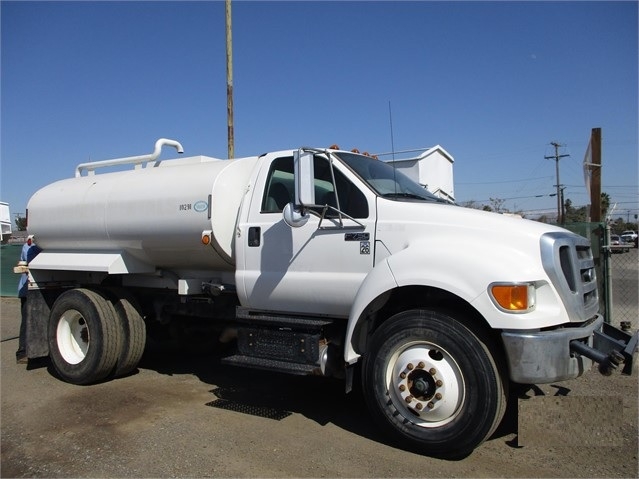 Truck With Tank Container Ford F750