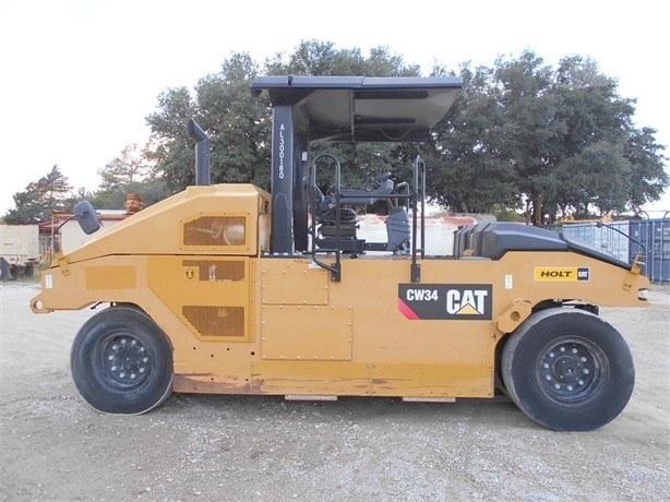 Compactors Tires Asphalt Caterpillar CW34